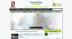Desktop Screenshot of milagro.gob.ec